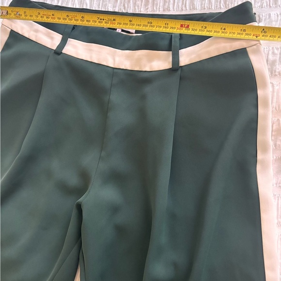 Parker Green Pants with Cream Accent - Picture 2 of 9